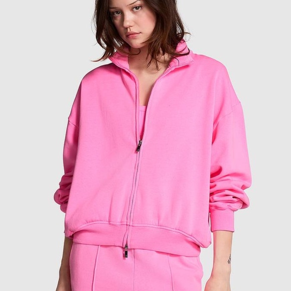 VS Pink Logo Sweatshirt Oversized Lola Pink - Picture 2 of 9